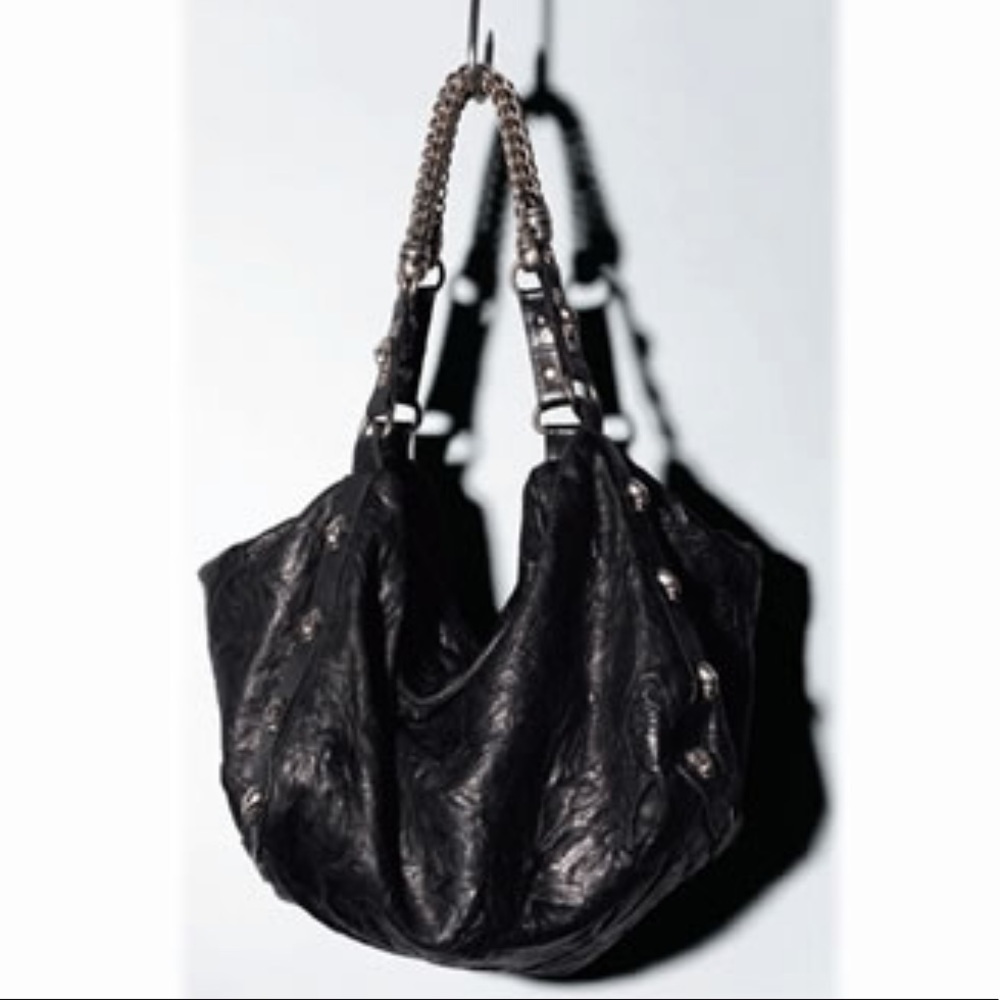 Thomas Wylde Black Lambskin Oxford Circus Bag